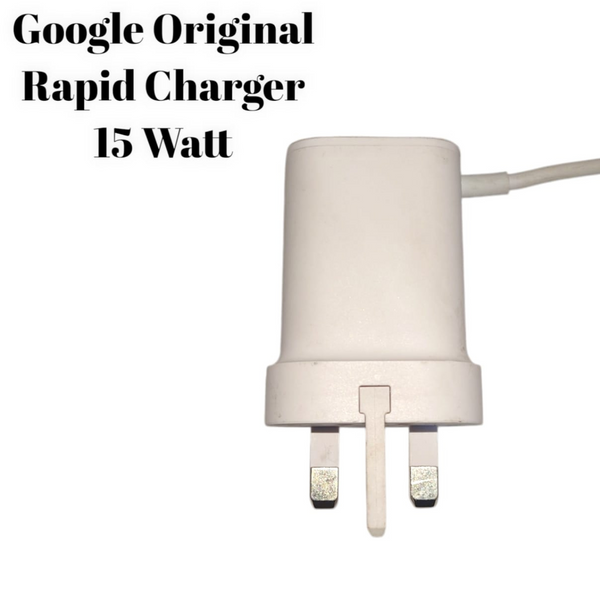 Google Original Rapid Charger – 15W (USB-C Wall Adapter)