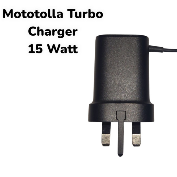 Motorola Turbo Charger – 15W Fast Charging Adapter (UK Plug)